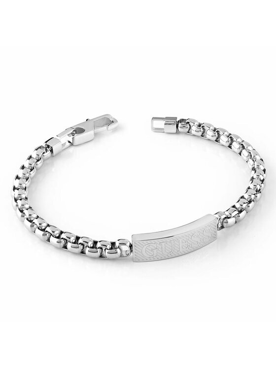 Guess Guess Náramek JUMB03028JW-ST-L Stříbrná