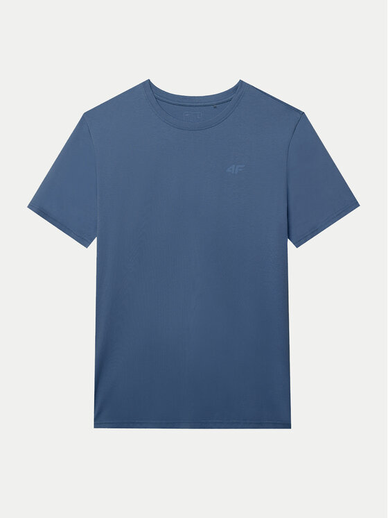 4F 4F T-shirt 4FWSS24TTSHM1154 Plava Regular Fit