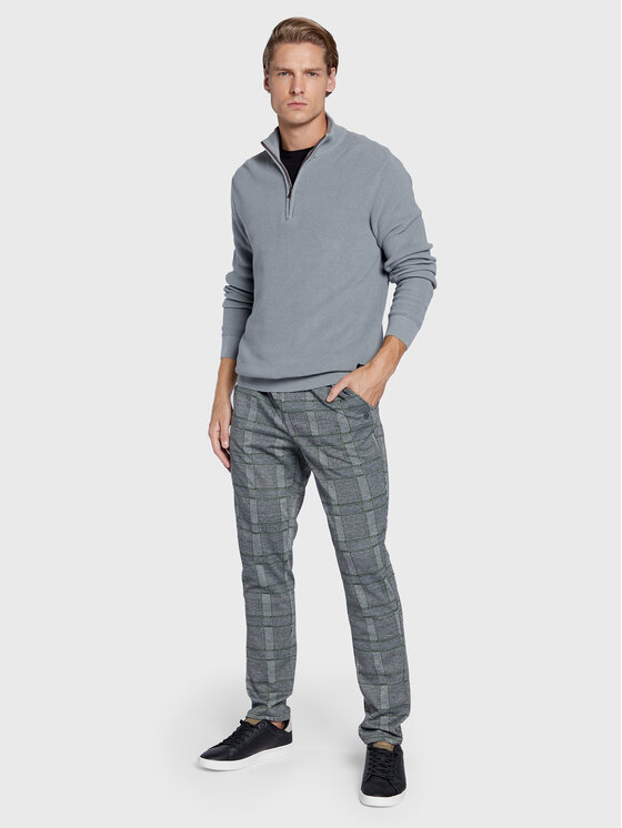 Blend Blend Pulover 20714337 Siva Regular Fit