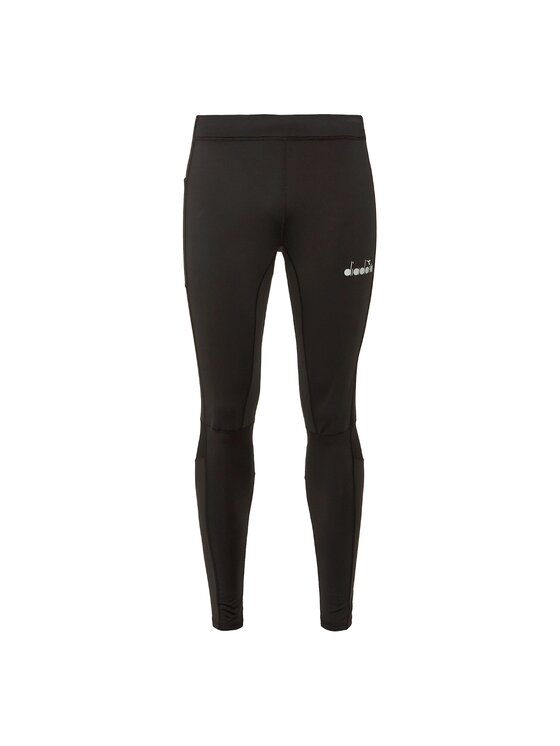 Diadora Diadora Spodnie dresowe DIADORA RUNNING TIGHTS Czarny Basic Fit