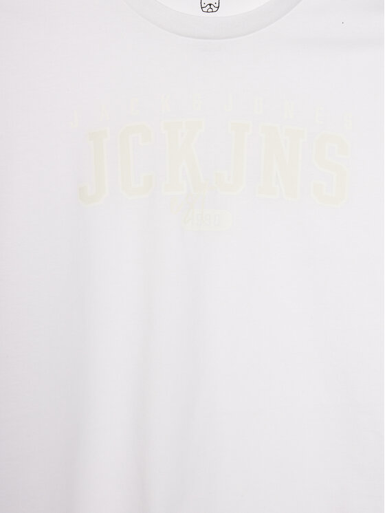 Jack&Jones Junior Jack&Jones Junior T-shirt Cory 12249670 Bijela Loose Fit