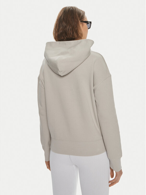Calvin Klein Calvin Klein Bluza Micro Logo K20K206631 Beżowy Relaxed Fit