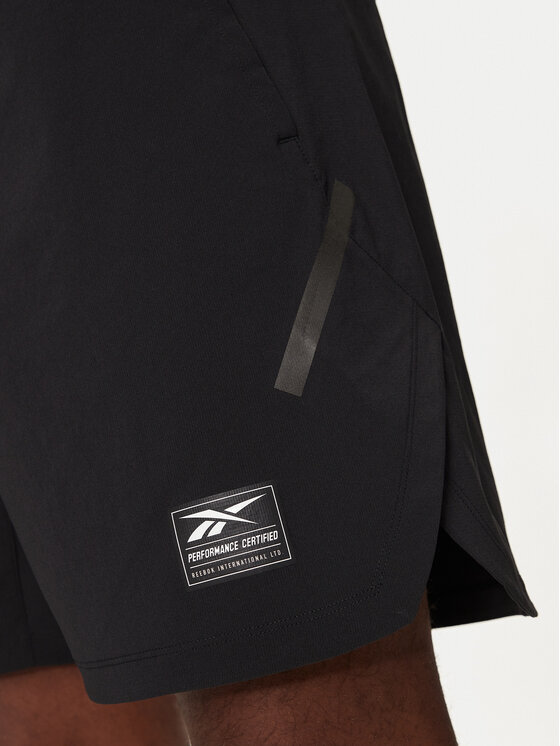 Reebok Reebok Pantaloncini sportivi Certified Strength+Short IC1611 Nero Regular Fit