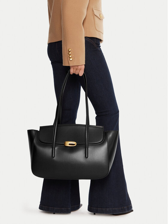 Calvin Klein Calvin Klein Сумка Hardware Flap Tote Bag LV04F3145G Чорний