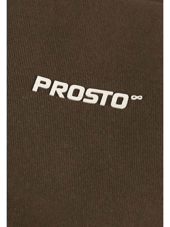 PROSTO. PROSTO. T-Shirt Boxing Brązowy Oversize