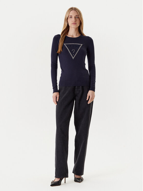 Guess Guess Sweater W5YR23 Z2NQ2 Sötétkék Regular Fit