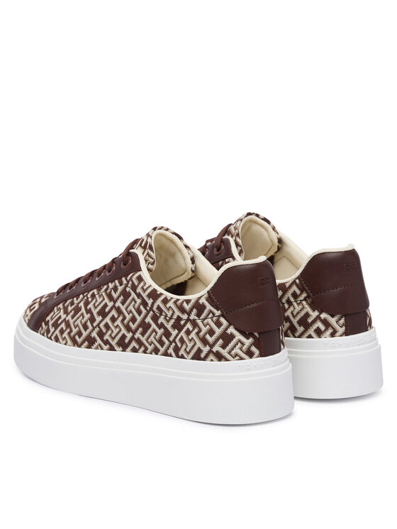 Tommy Hilfiger Tommy Hilfiger Tossud Chic Platform Monogram FW0FW09398 Pruun