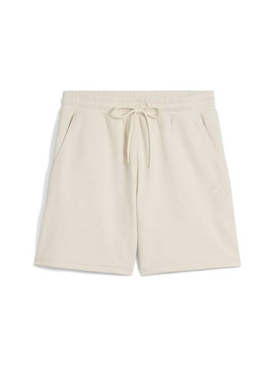 Puma Puma Szorty sportowe Her High-Waist 5 685062 Kremowy Regular Fit