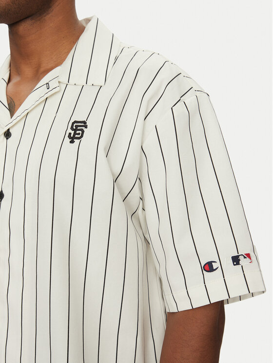 Champion Champion Πουκάμισο 221041 Εκρού Regular Fit