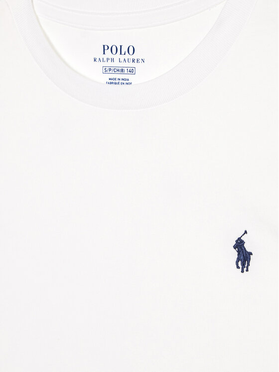 Polo Ralph Lauren Polo Ralph Lauren Тишърт Ss Cn 323832904035 Бял Regular Fit