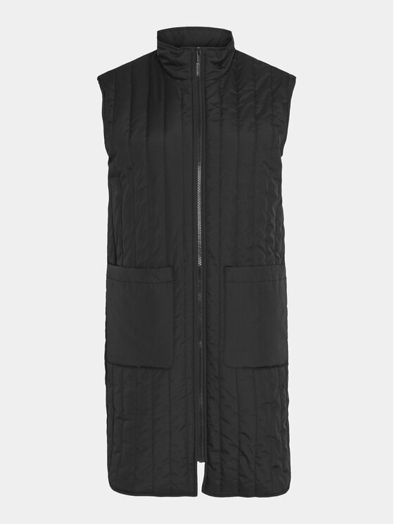 Vila Vila Bezrękawnik Nilly 14092221 Czarny Regular Fit