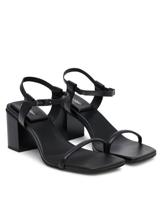 Calvin Klein Calvin Klein Sandaalid Block Heel Sandal 75 Lth HW0HW02650 Must