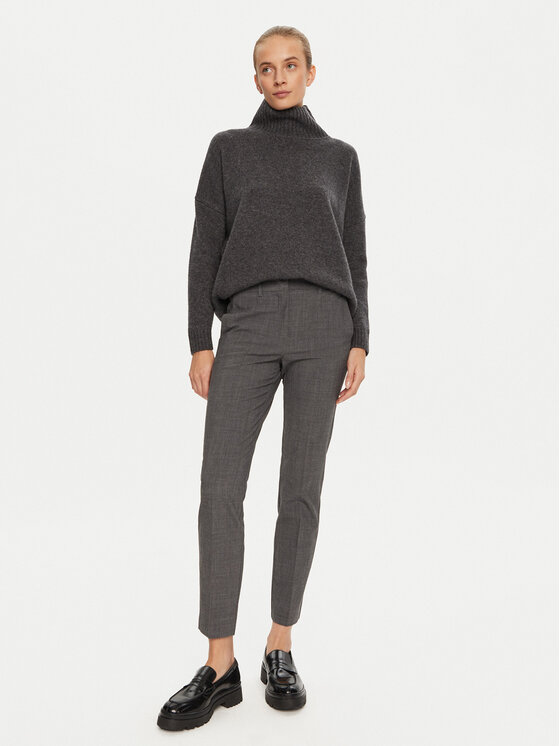 Marella Marella Pantaloni di tessuto Gerona 2423136052 Grigio Straight Fit