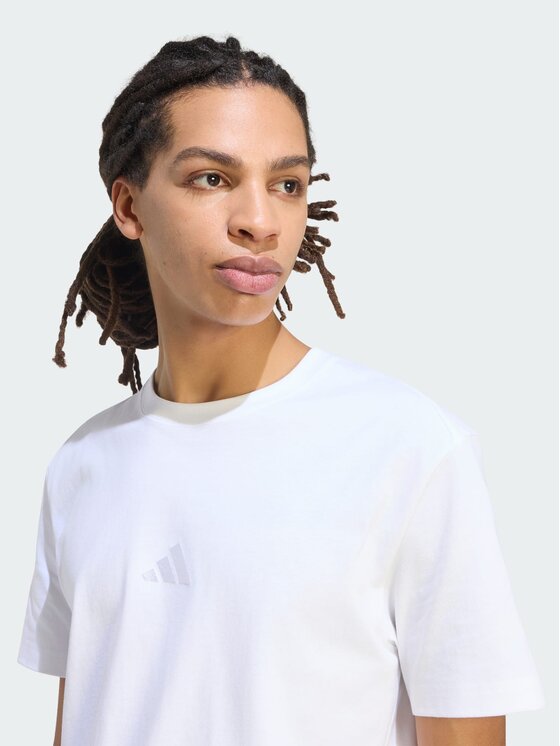 adidas adidas Тишърт Adidas Kit Small Logo KX1279 Бял Regular Fit