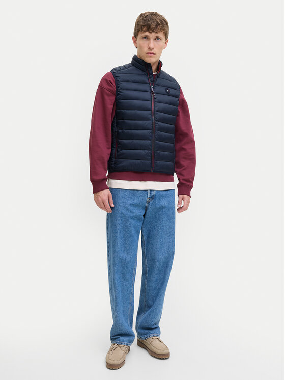 Jack&Jones Jack&Jones Telovnik Bradley 12280973 Mornarsko modra Regular Fit