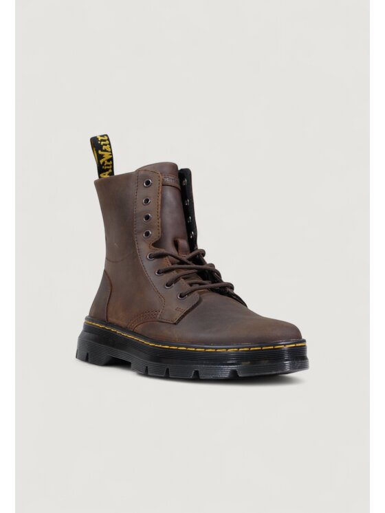 Dr. Martens Dr. Martens Αρβύλες Combs Leather Crazy Horse Unisex Καφέ