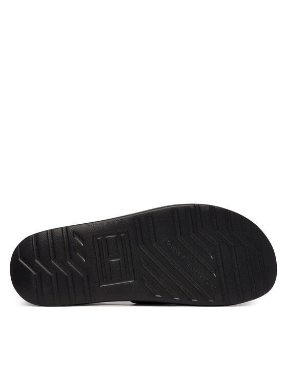 Tommy Hilfiger Tommy Hilfiger Klapki Dual Density Hilfiger Pool Slide FM0FM05797 Czarny