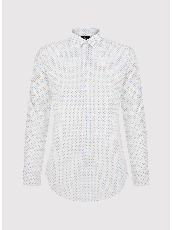 Pako Lorente Pako Lorente Koszula P24WN-1X-007 Biały Slim Fit
