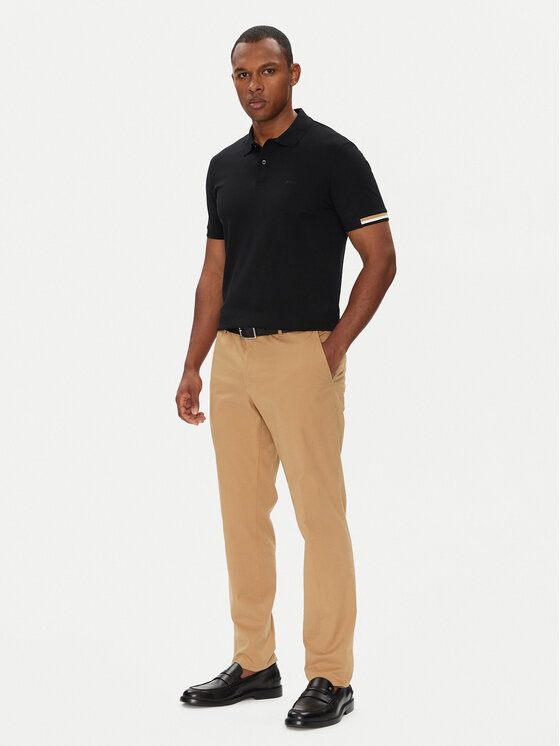 BOSS Boss Polo Parlay 147 50467113 Czarny Regular Fit
