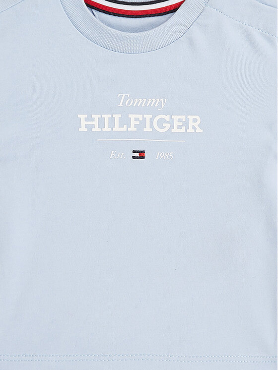 Tommy Hilfiger Tommy Hilfiger Set majica i hlače Monotype KN0KN02047 Svijetloplava Regular Fit