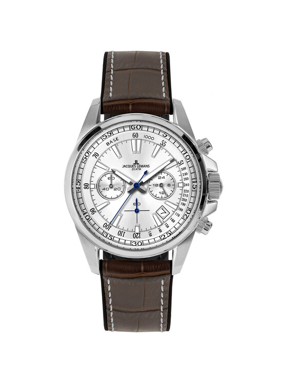 Jacques Lemans Jacques Lemans Zegarek 1-2117B Brązowy
