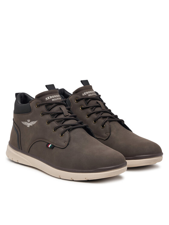 Aeronautica Militare Aeronautica Militare Šnurovacia obuv 262SC0335UCT04397 Tmavo hnedá