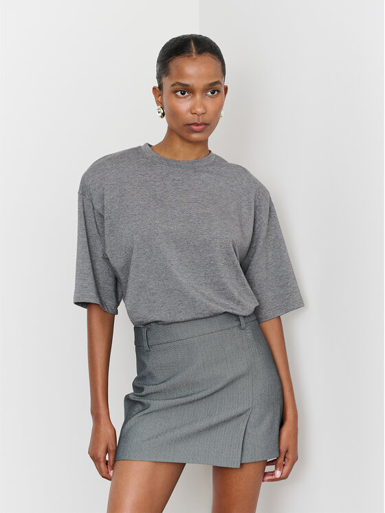 La Mania La Mania Gonna ASH Grigio Casual Fit