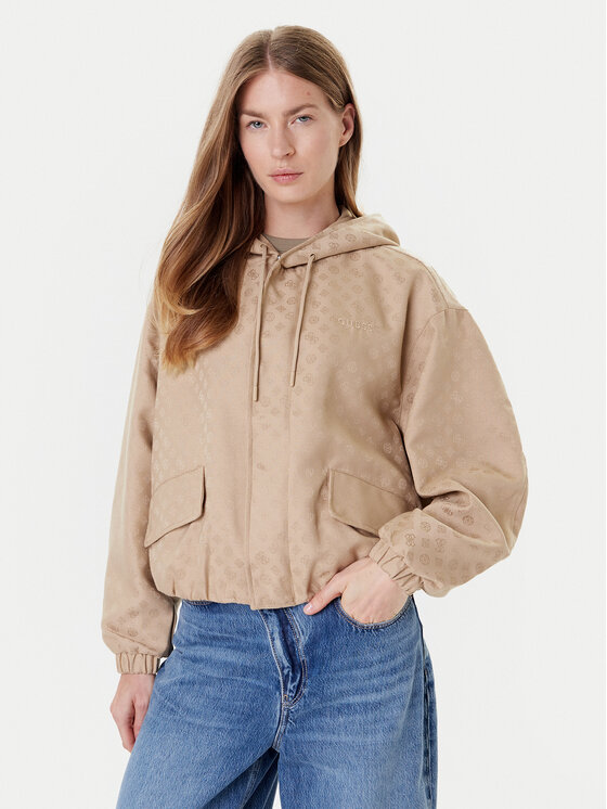 Női Átmeneti kabát Guess, Méret: XXS, Bézs, V5YL02 WH492