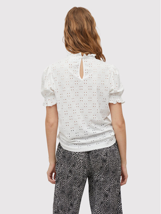 Vila Vila Halenka Kawa 14070251 Bílá Regular Fit