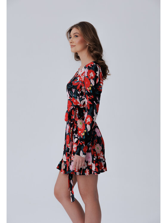 LAURELLA LAURELLA Každodenní šaty 4TU028 Červená Regular Fit
