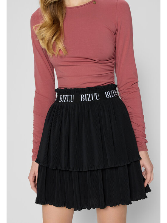 BIZUU BIZUU Spódnica mini BATUMI Czarny Standard Fit