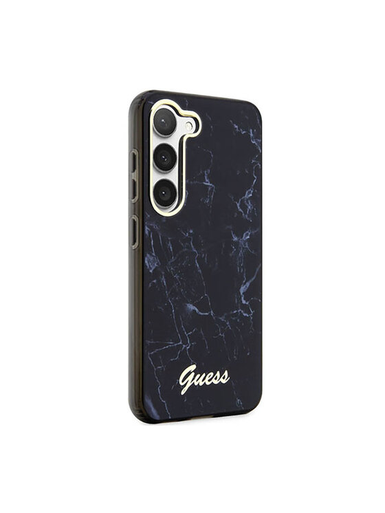 Guess Guess Etui na telefon Marble Collection Czarny