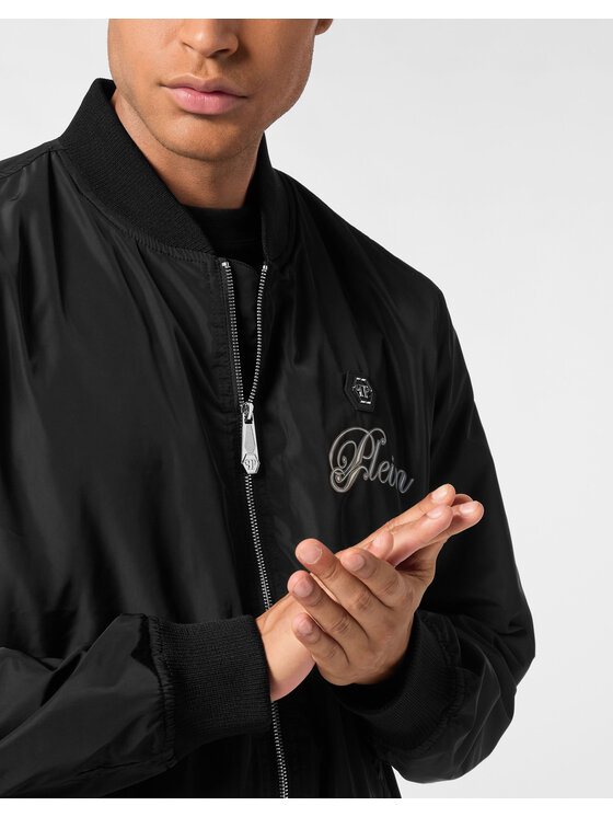 PHILIPP PLEIN PHILIPP PLEIN Bunda bomber 27027 Černá Regular Fit
