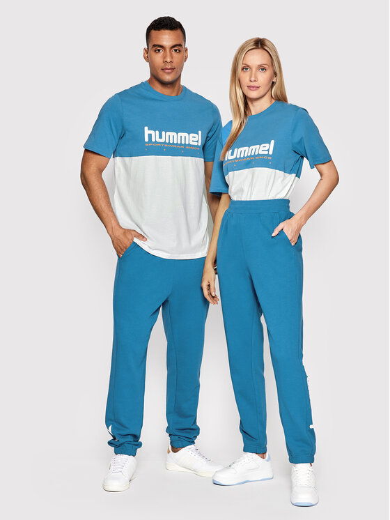Hummel T-Shirt Unisex Legacy Fit Blau 213716 Manfred Regular