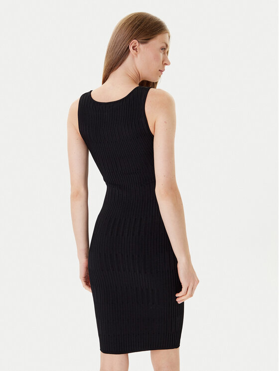 Marciano Guess Marciano Guess Úpletové šaty 5YGK62 5881Z Čierna Classic Fit