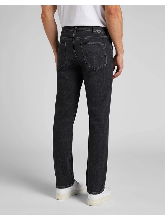 Lee Lee Jeansy WEST Szary Straight Leg