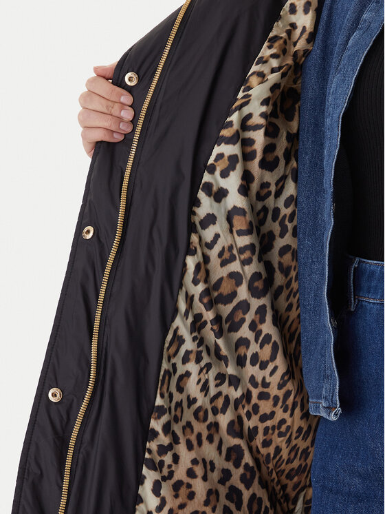 LOLA CASADEMUNT LOLA CASADEMUNT Télikabát LF2501002 Fekete Relaxed Fit