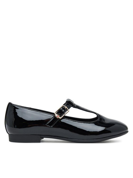 Tommy Hilfiger Tommy Hilfiger Обувки Ballerina T3A3-34000-0774 S Черен