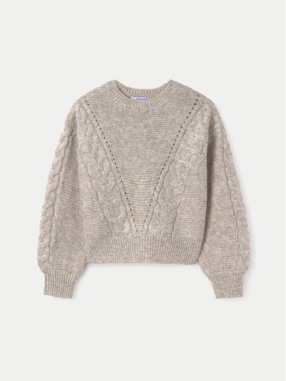 Mayoral Mayoral Πουλόβερ 7310 Μπεζ Regular Fit