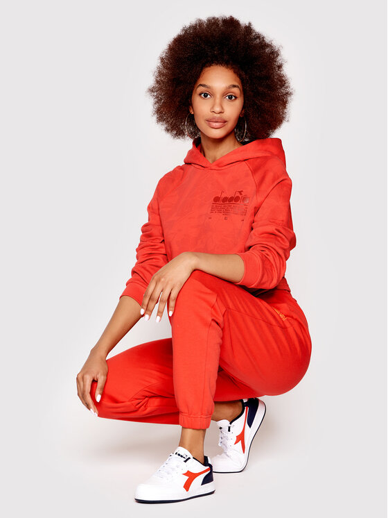 Felpa Manifesto 502.178413 Rosso Regular Fit