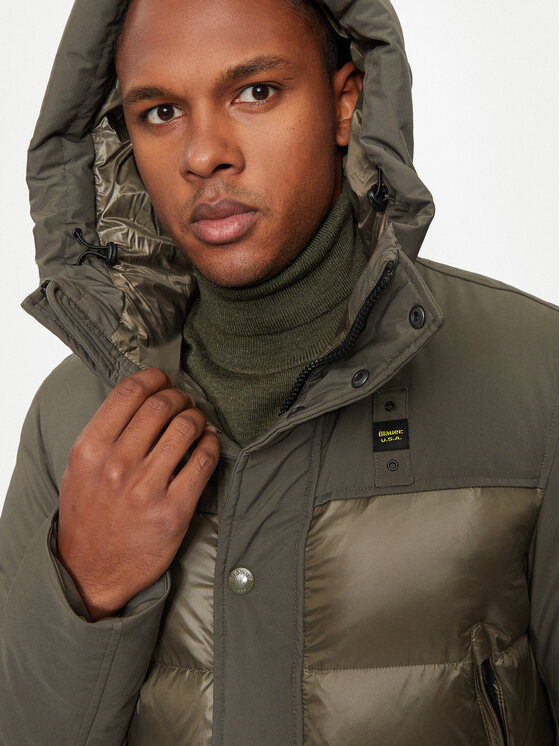 Blauer Blauer Giubbotto piumino 24WBLUC03096 Verde Regular Fit