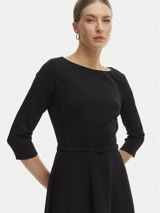 Rinascimento Rinascimento Коктейльна сукня CFC0127892003 Чорний Regular Fit