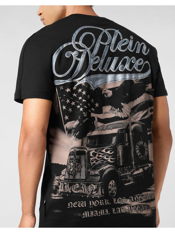 PHILIPP PLEIN PHILIPP PLEIN T-Shirt 26169 Czarny Regular Fit