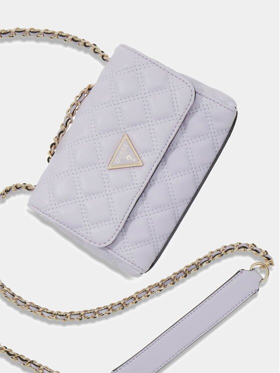 Guess Guess Дамска чанта Giully II Mini HWQG96 73740 Виолетов
