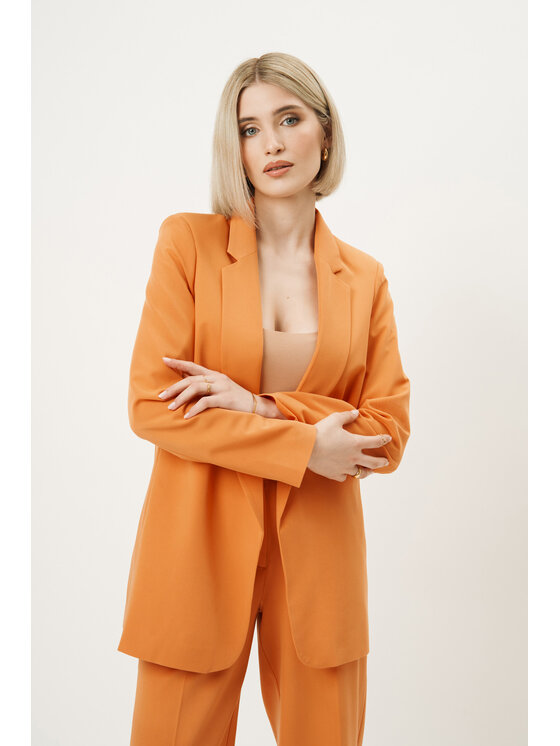 NIFE NIFE Marynarka Z77 Pomarańczowy Regular Fit