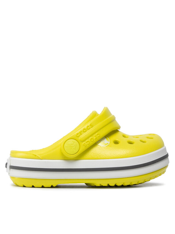 Gyerek Papucs Crocs, Méret: 19_20, Sárga, Crocband Clog T 207005-725
