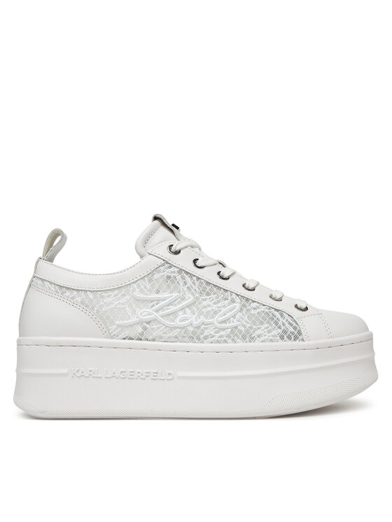 KARL LAGERFELD KARL LAGERFELD Laisvalaikio batai KL65011F Balta