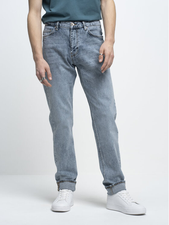 BIG STAR BIG STAR Jeansy HARPER_211_190 Niebieski Tapered Fit