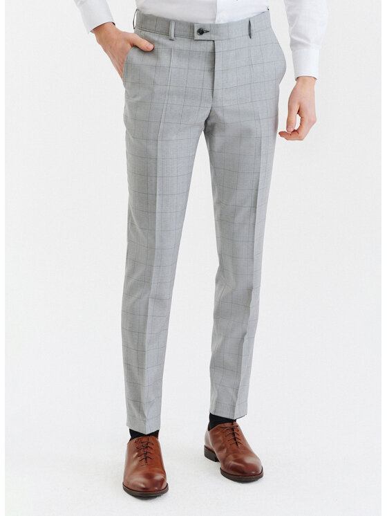 Pako Lorente Pako Lorente Garnitur P23SP-4G-015 Szary Slim Fit