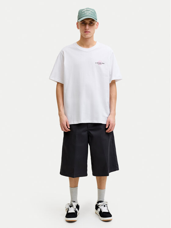 Jack & Jones Jack & Jones Marškinėliai Corals Tee 12288345 Balta Regular Fit